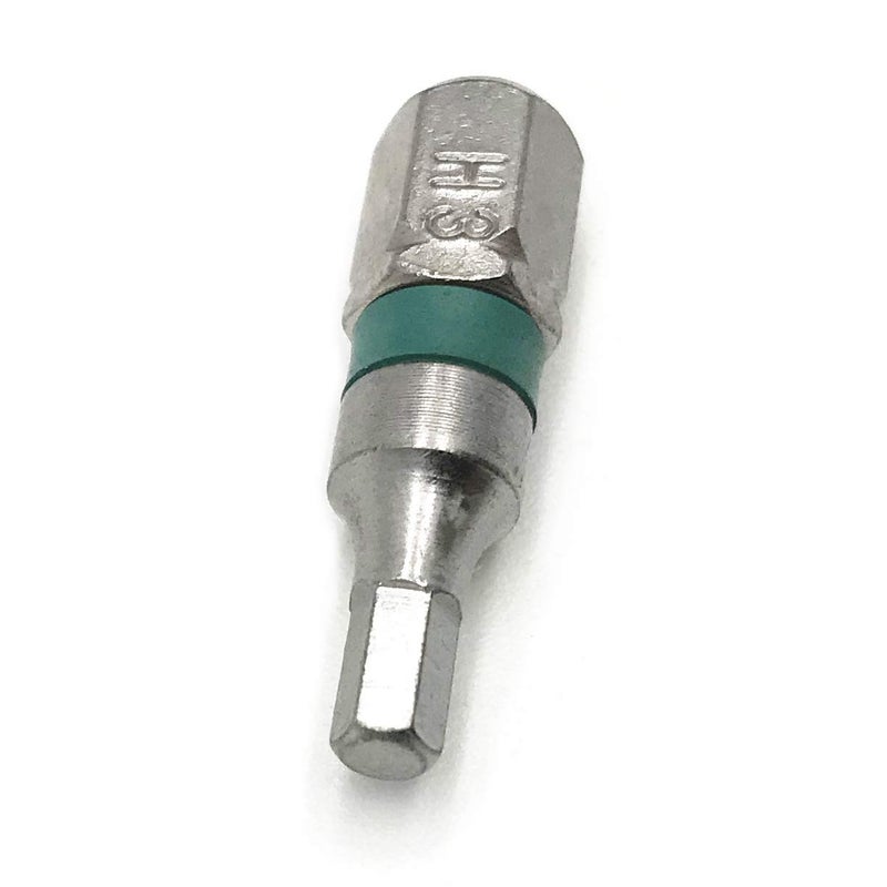 XMHF 1/4" Hex Shank 3mm H3 Tip 25mm Length Magnetic Screwdriver Bit 8Pcs - Image 2